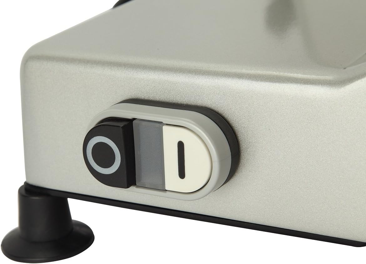 BESWOOD 10" Premium Chromium-plated Steel Blade Electric Deli Meat Cheese Food Slicer Commercial and for Home use 240W BESWOOD250