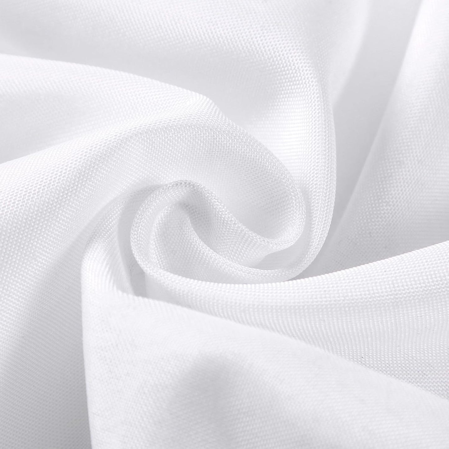 Bailarina Cloth Napkins Set of 80,17x17 inches Dinner Napkins Cloth Washable,Polyester Square Table Cloth Napkin Bulk with Hemmed Edges Ideal for Banquets, Parties and Weddings-White
