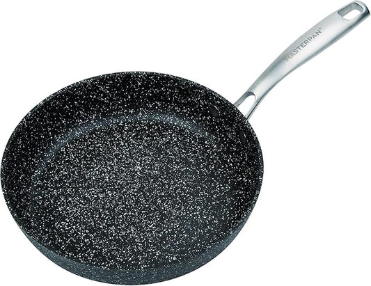 MasterPan Ultra Non-Stick Cast Aluminum Fry Pan, 9.5 inch, Granite Series
