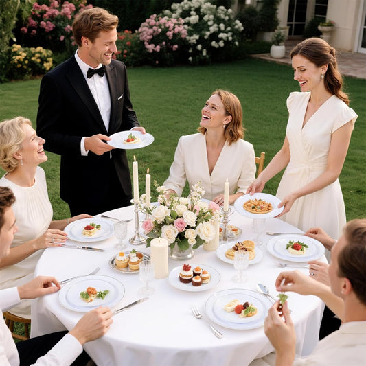 175 Mr and Mrs Silver Wedding Plastic Plates and Napkins Set,Bridal Shower Plates Set for 25 Guests Include 25Dinner Platos,25Dessert Platos,25Cups,25Napkins,25Gold Cutlery for Engagement Party Decor