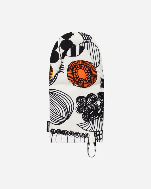 MARIMEKKO Puutarhurin Parhaat Oven Mitt with Hanging Loop – Refine Your Kitchen Décor with Our Cute Oven Mitts Made of Cotton – Kitchen Mitts for Oven (12" L x 6" W)
