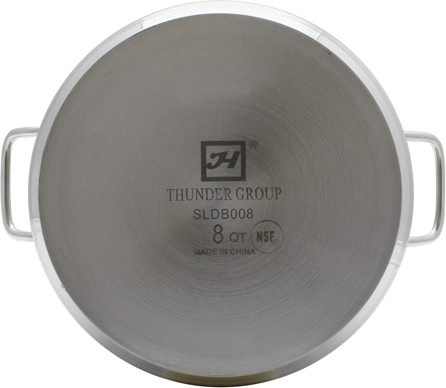 Thunder Group 8 quart 18/8 stainless steel double boiler (3 pcs set), comes in each