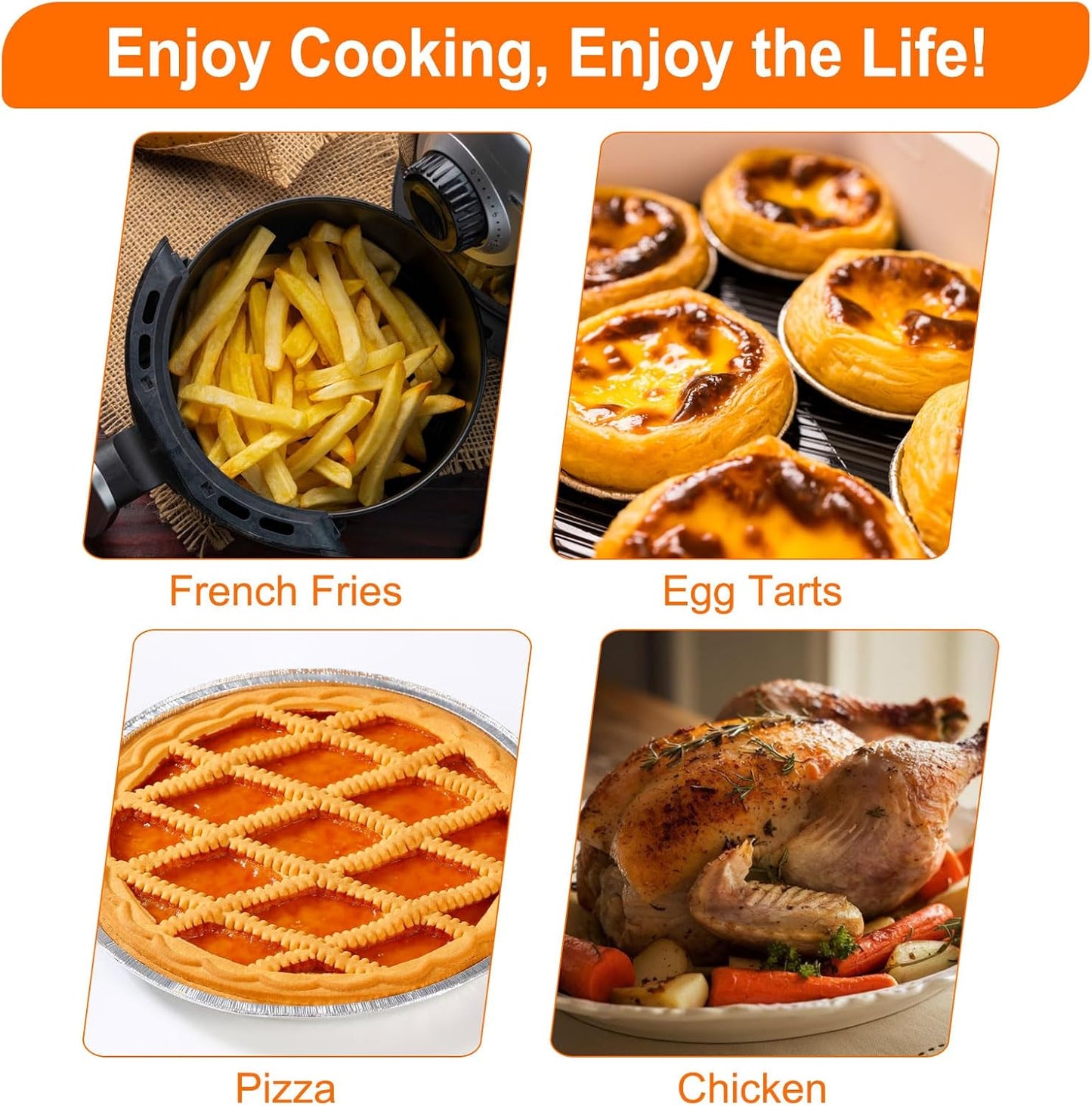 HARFINGTON 10pcs Aluminum Foil Pie Pans 6.5" Rectangle Disposable Non-stick Baking Pans for Pies Quiches Tarts Baking Cooking Reheating Parties, Silver