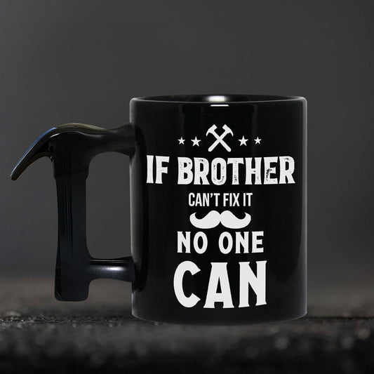 Brother Mug 11Oz- Brother Gifts From Sister - Fathers Day Birthday Chistmas Gift For Brother, Big Brother Gifts - Gifts For Brothers From Sisters - Brother Ceramic Mug