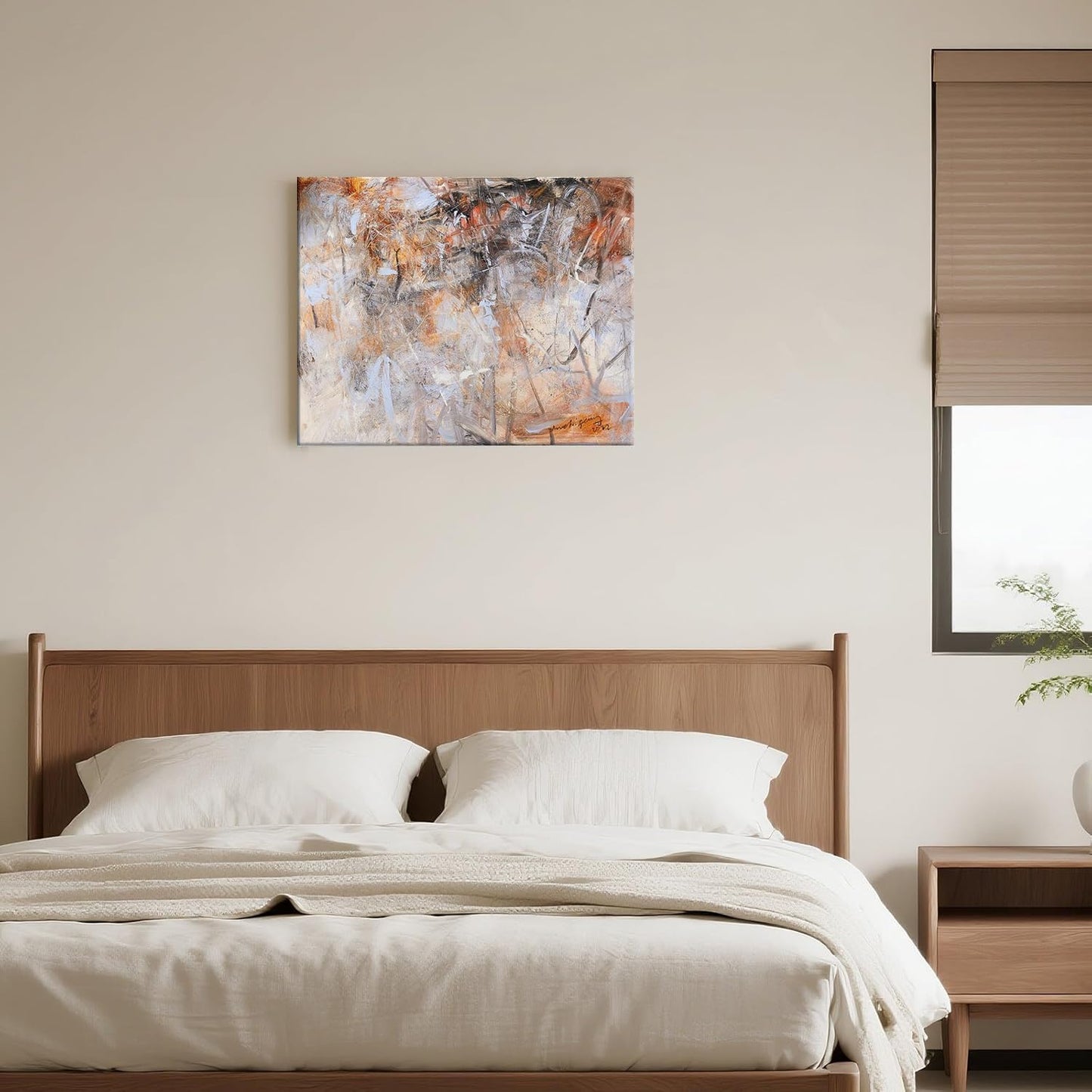 Gloliv Canvas Wall Art – Abstract Wall Decor Painting, Artist-Authorized Reproduction Canvas Prints, Modern Wall Art Decor for Living Room, Bedroom, or Office 23"x20"