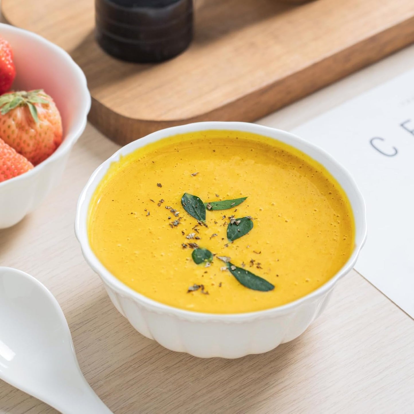 Pasta Bowls, 8 Inch Oatmeal Bowls, Kitchen Bowl Set, Mixing bowl Set, Salad bowl, Microwave and Dishwasher Safe, Set of 2