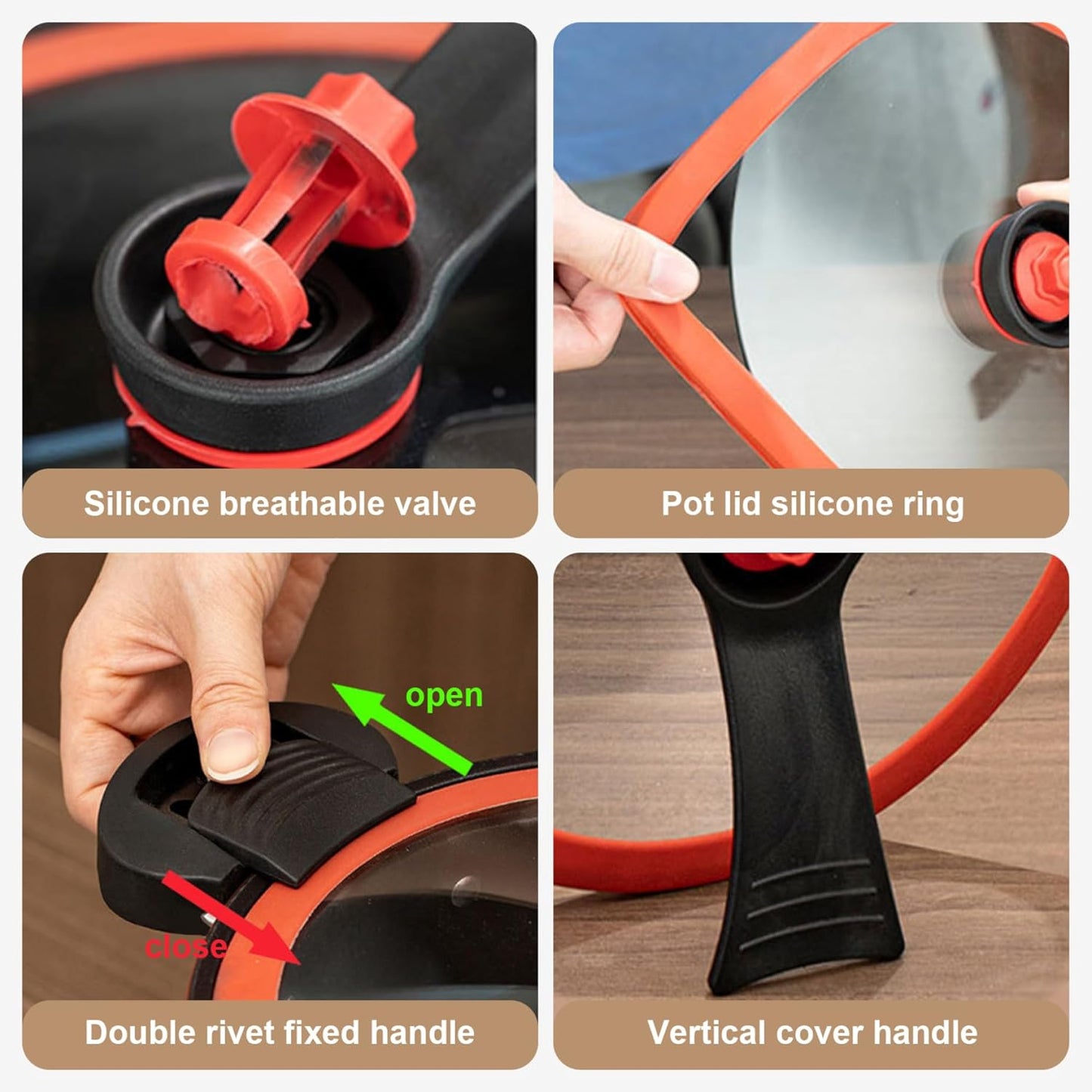 Mini Pressure Cooker, 3.5L Stainless Steel Stock Pot with Lock Handles & See-Through Lid, Non-Stick Micro Pressure Cooker fo