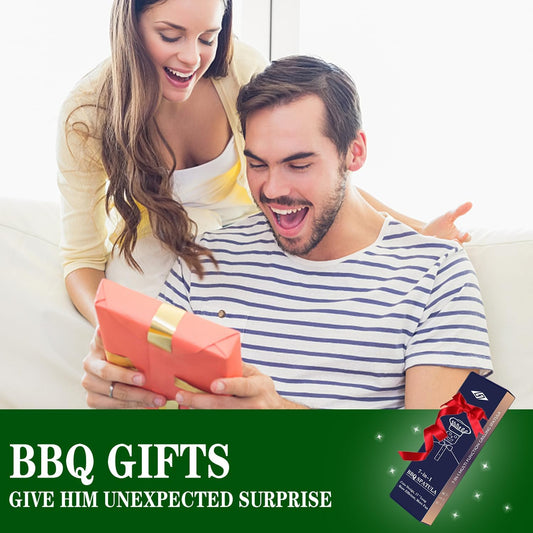 BBQ Gift for Men Dad Husband, Fathers Day Birthday Gifts, 7 in 1 Grill Spatula, Fun BBQ Accessories, Funny Grill Spatula for Outdoor Cooking, Outdoor Cooking Camping Multifunctional Tool