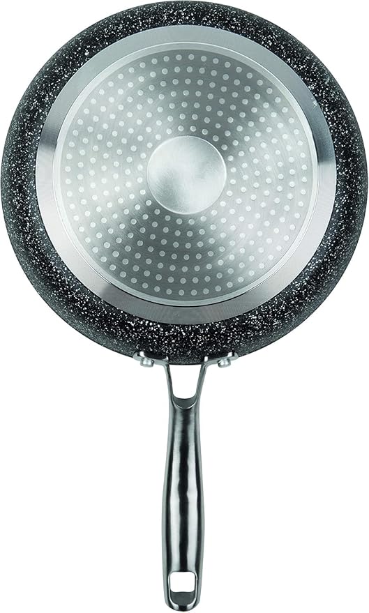 MasterPan Ultra Non-Stick Cast Aluminum Fry Pan, 9.5 inch, Granite Series