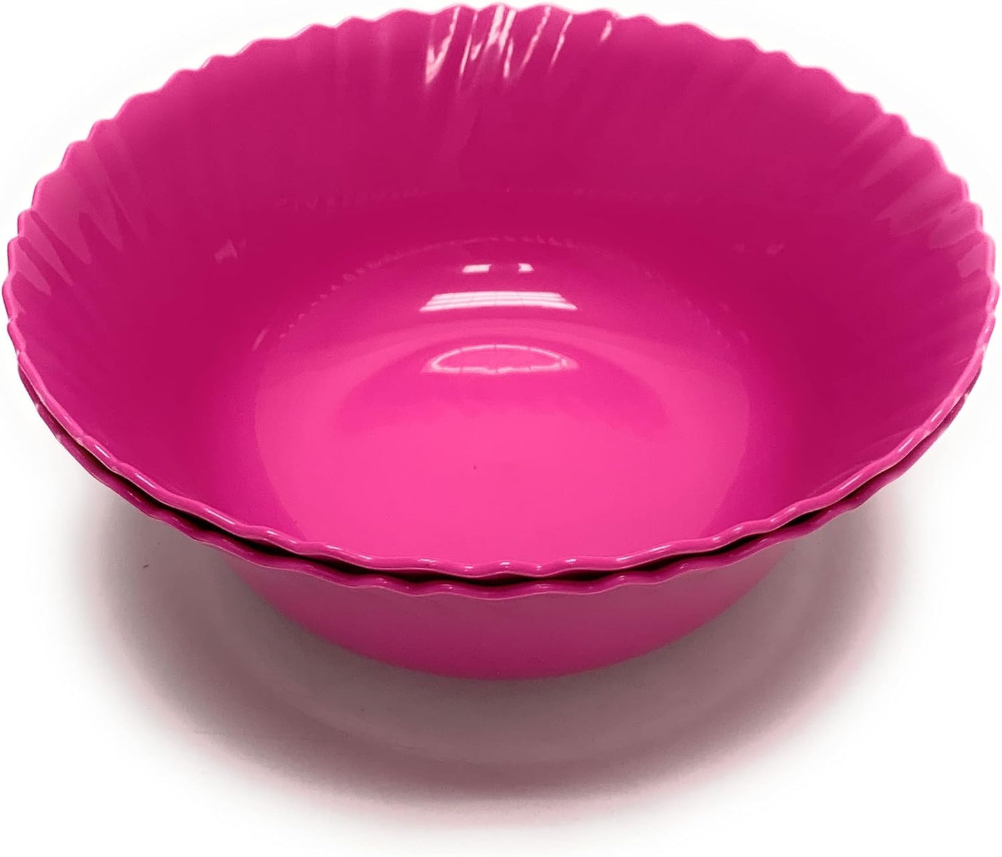 Mintra Home Curly Collection (9.7in Medium Bowl - 2pk, Fuchsia)