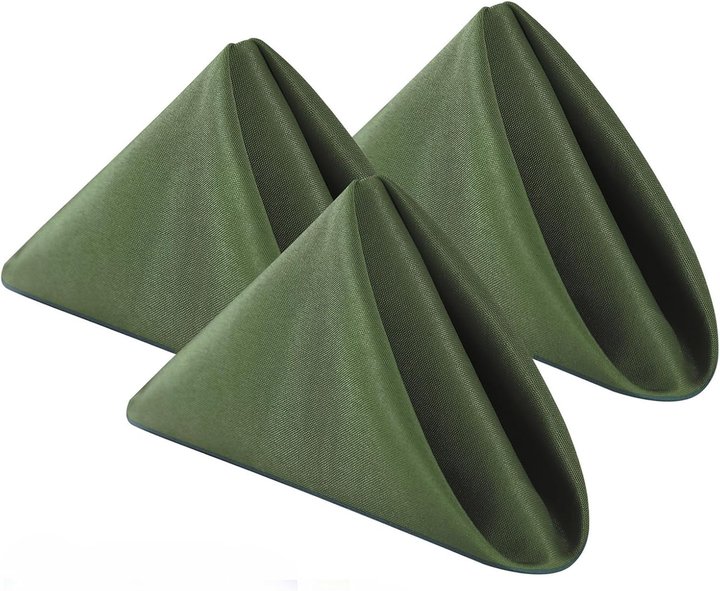 Bailarina Cloth Napkins Set of 120,17x17 inches Dinner Napkins Cloth Washable,Polyester Square Table Cloth Napkin Bulk with Hemmed Edges Ideal for Banquets, Parties and Weddings-Willow