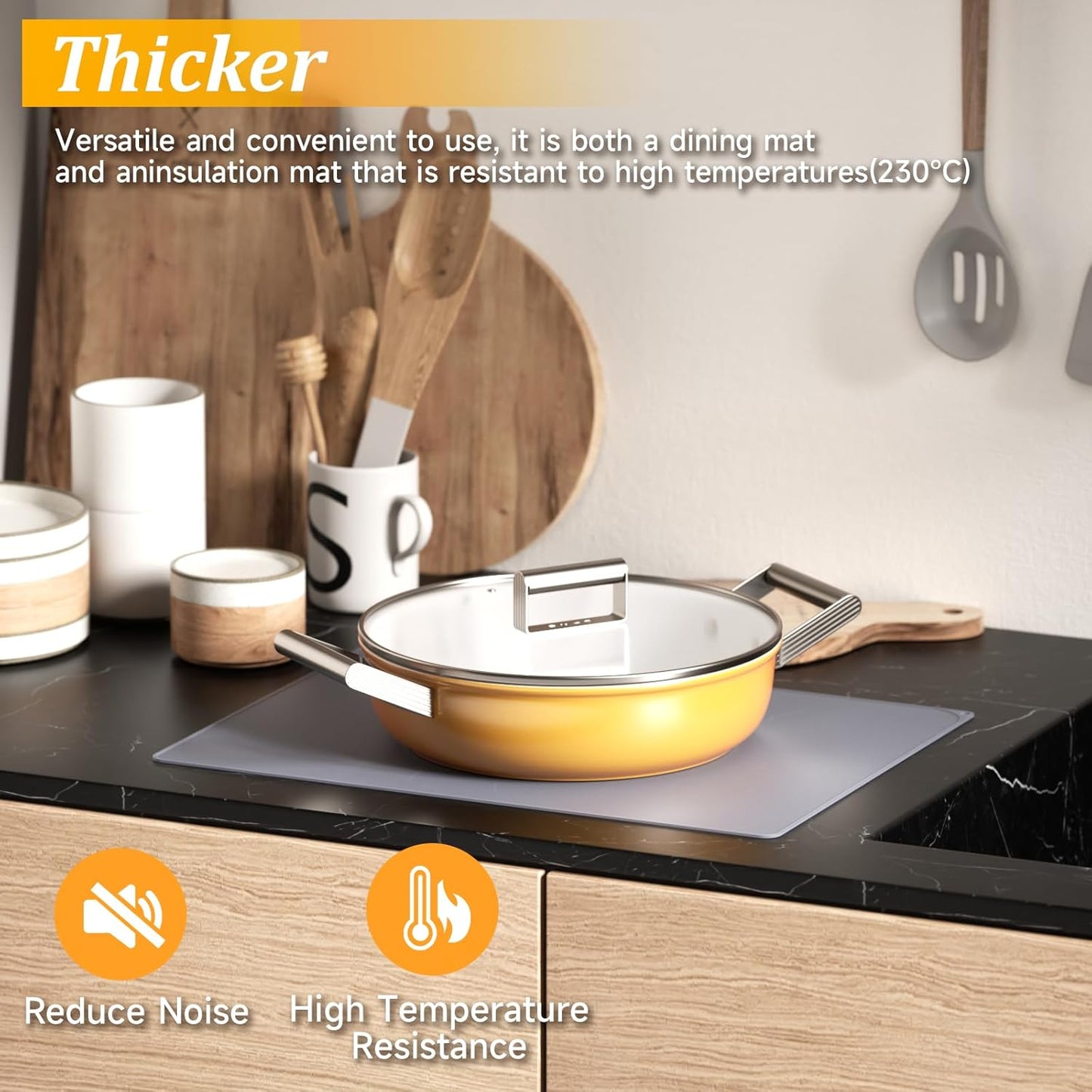 Silicone Placemats for Toddlers Baby,Food-Grade,Non-Slip,Dining,Heat Resistant Silicone Mat,Small Baking Mat,Kitchen Counter Mat,Dishwasher Safe (15.7x11.8inch-4pack, Grey)