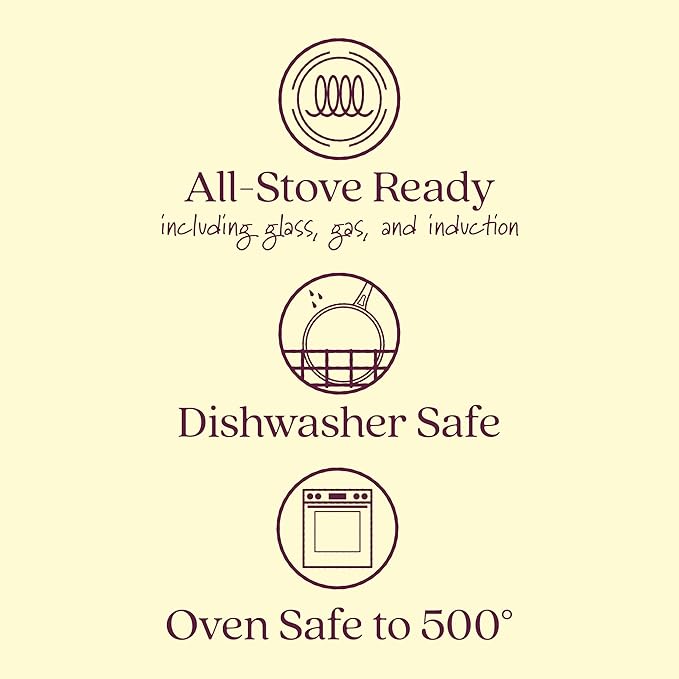 Anolon Ascend Hard Anodized Nonstick Frying Pan/Skillet - Good for All Stovetops (Gas, Glass Top, Electric & Induction), Dishwasher & Oven Safe with Stainless Steel Handle,10 Inch - Bronze