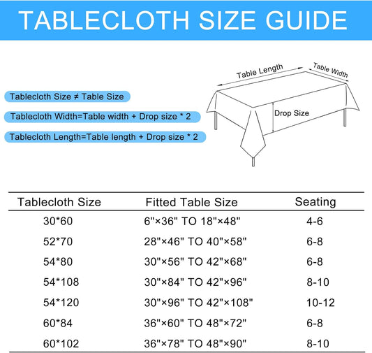 Hiasan Faux Linen Rectangle Tablecloth - Wrinkle and Stain Resistant Washable Table Cloth for Kitchen Dining Room Holiday Table Cover for Party Dinner, Beige, 54 x 80 Inch