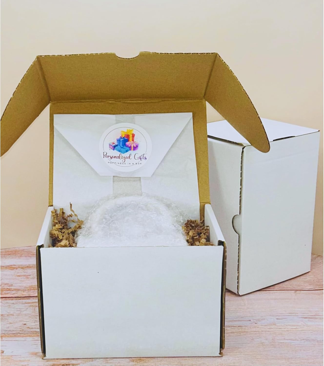 Customizable 11oz Coffee Mug - Sublimated Printed Mugs with Personalized Text, Names, and Initials. Perfect as Gifts for Men and Women for Birthdays (White Mug) (Monogram Red)