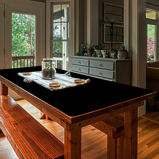 Silicone Mats,Large Silicone Heat Resistant Mat, Nonslip Mats for Kitchen Counter, Countertop Protector, Nonstick Waterproof Craft Table Placemat (36” x 24”Black)