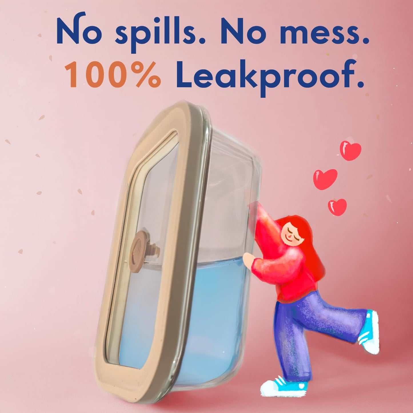 Ziruma Non-Toxic 4 Pack - Glass Food Storage Containers With Lids – Plastic Free, Airtight Meal Prep Containers, Multi-Size (12, 21, 35, 50 Oz), Microwave & Freezer Safe