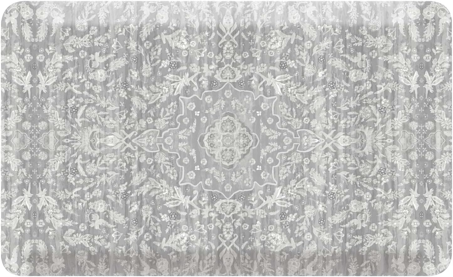 House of Noa Nama Standing Mat – Anti-Fatigue Cushioned Kitchen Mats for Floor | Ergonomic Bounce-Back Foam Kitchen Mats | Anti-Fatigue Mats for Kitchen & Standing | Emile Earl Grey | 22" x 36"