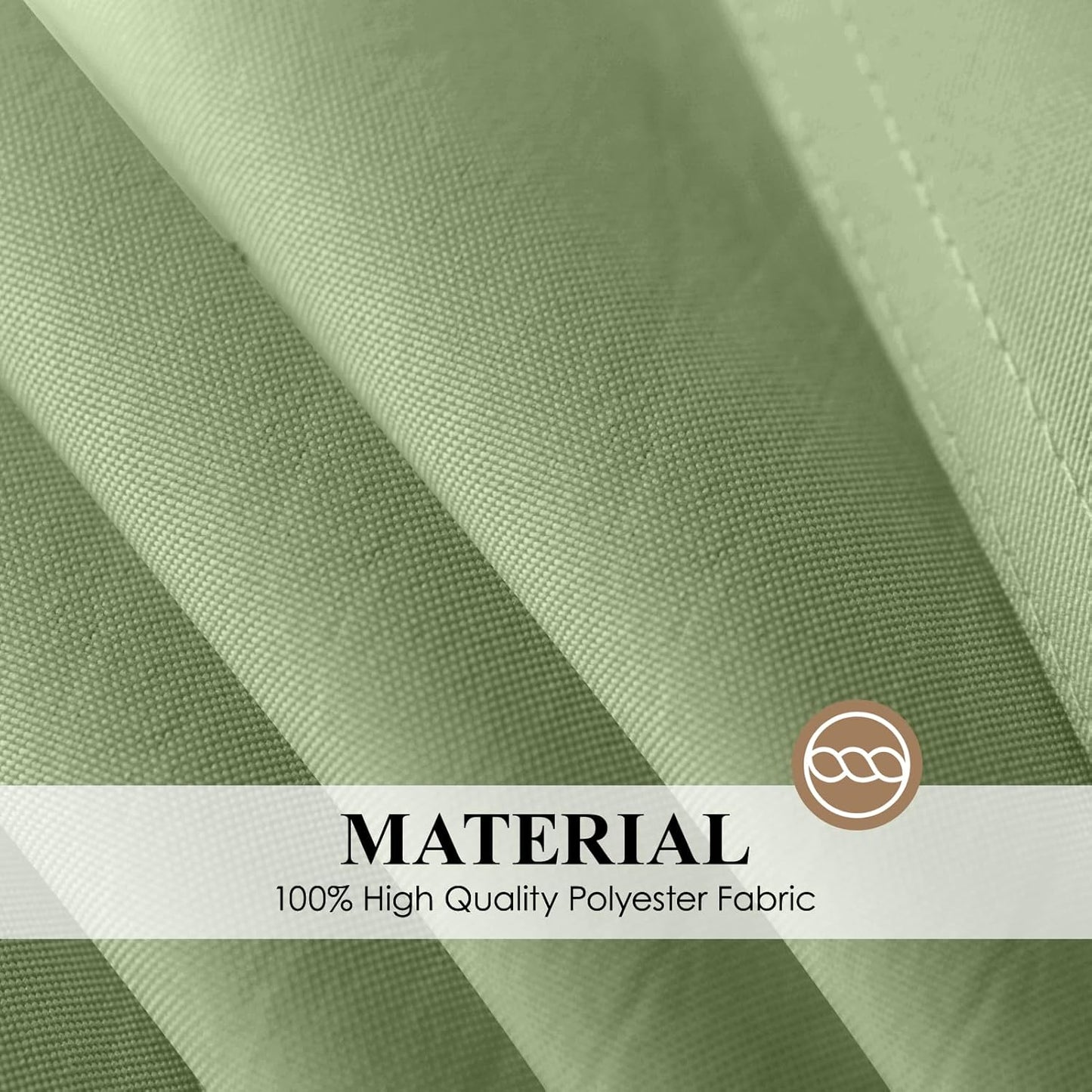 Square Tablecloth 52 x 52 Inch Sage Green Tablecloths Stain-Wrinkle Resistant Washable Polyester Table Cloths for Holiday, Buffet Parties, and Weddinge 1pack