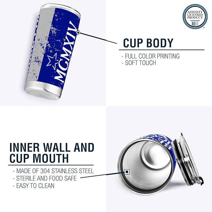 Phi Beta Sigma Fraternity Paraphernalia - Official Vendor - 20 oz Stainless Steel Insulated Sublimation Tumbler - Greek Letters - Star