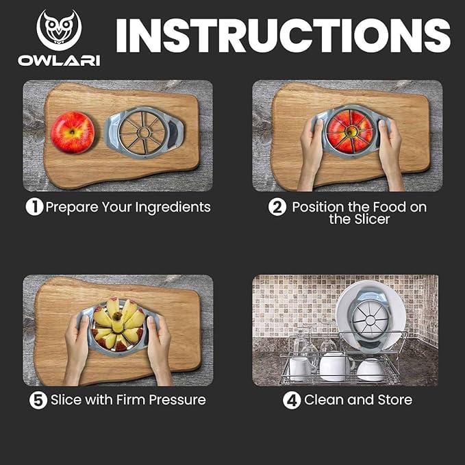 Pineapple Corer and Slicer Stainless Steel, Easy Slicing, Peeling & Coring, Durable Fruit Core Remover & Peeler for Fresh Pineapple Rings