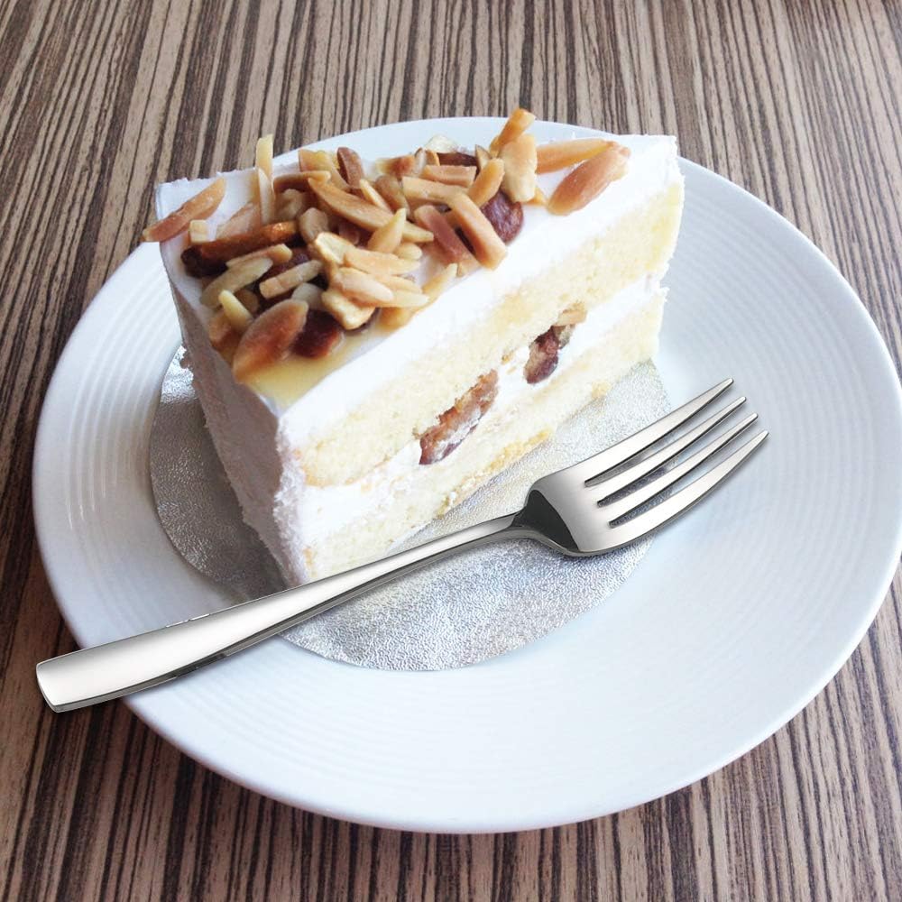 Asking 60-Piece Stainless Steel Flatware Cutlery Silverware, Service for 12, F