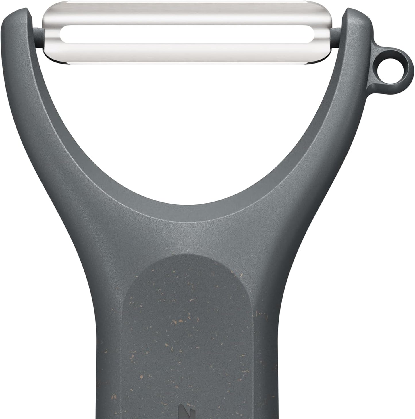 Zyliss Y Peeler – Extra-Hardened Stainless Steel Blade for Effortless Fruit & Vegetable Peeling – Built-in Eye Cutter – Ergonomic Wheatstraw Grip – Dishwasher Safe with Safety Cover – Black