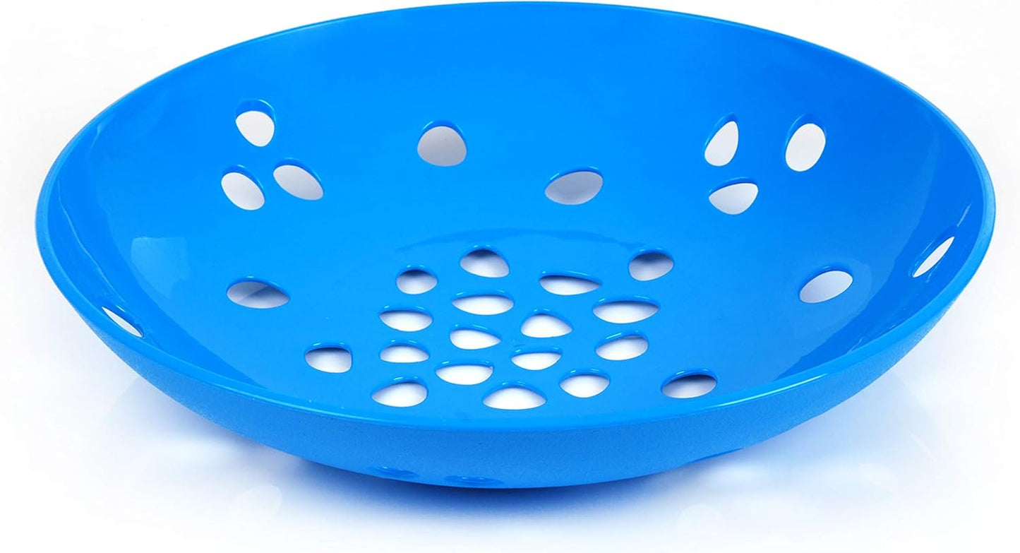 Mintra Home Curly Collection (Fruit Tray 1pk, Blue)