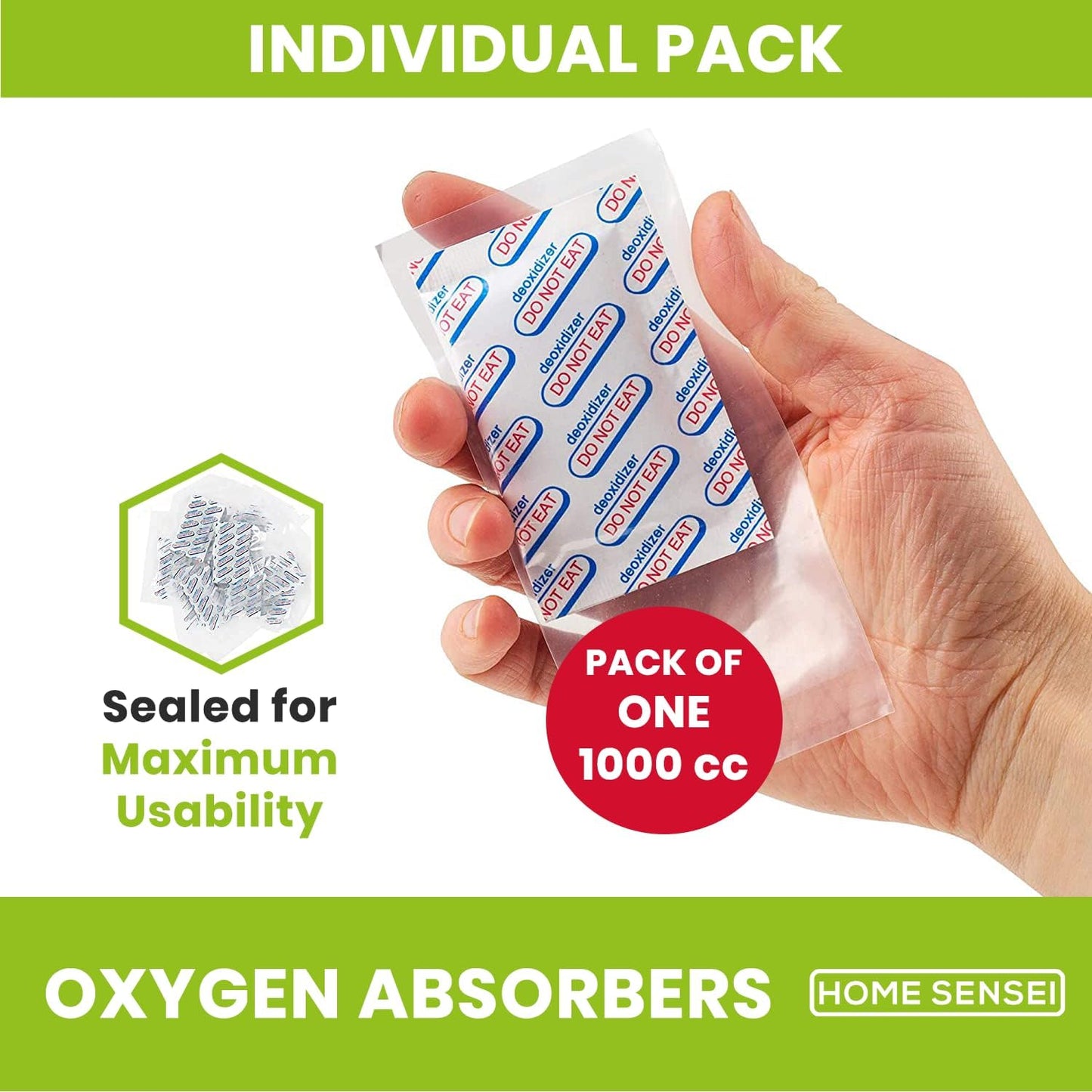 20 Mylar Bags for Food Storage, 2.5 Gallon Capacity, Extra Thick 15 Mil, with 1000cc Oxygen Absorbers, Resealable, Stand-Up Gusset, Ideal for Long-Term Food Storage