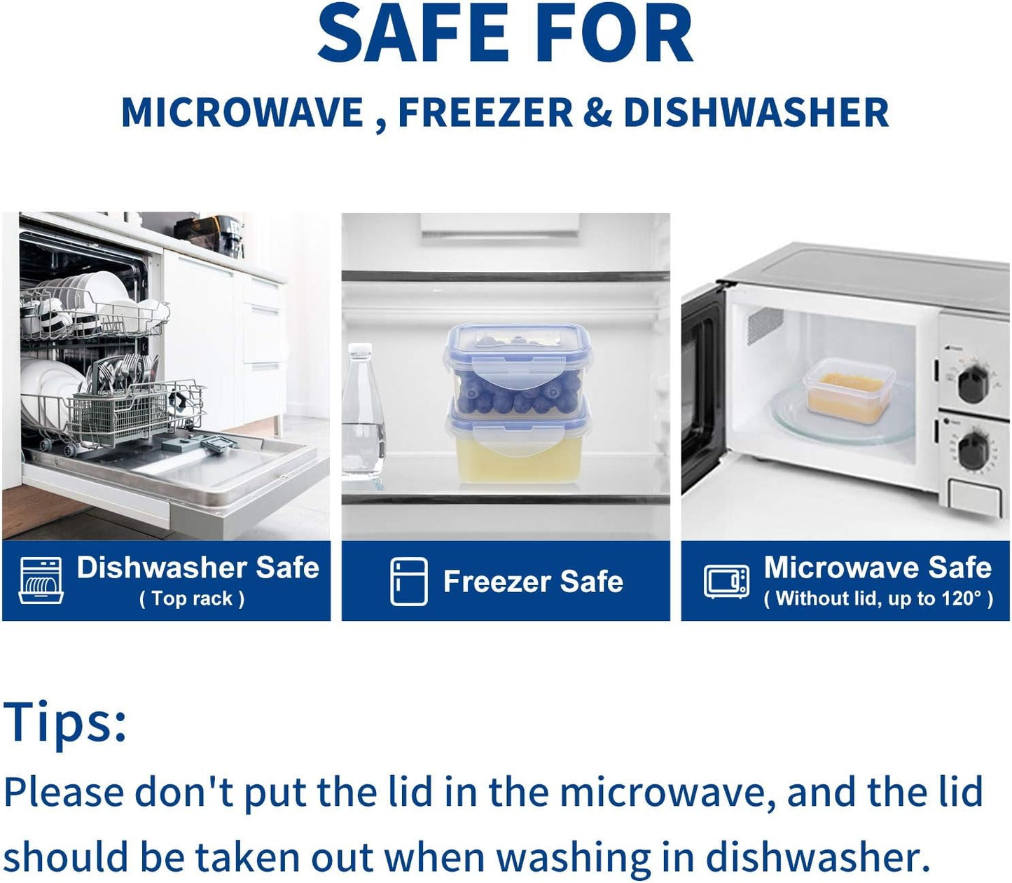 KIGI 4 PACK 6OZ Plastic Small Containers with Lid Portion Control Mini Bento Box Leaf-proof To-go Container Salad