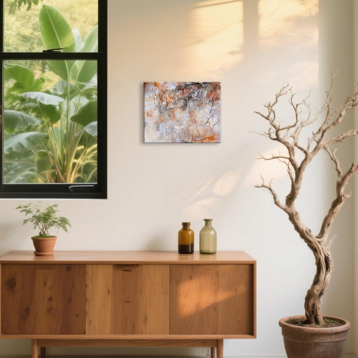 Gloliv Canvas Wall Art – Abstract Wall Decor Painting, Artist-Authorized Reproduction Canvas Prints, Modern Wall Art Decor for Living Room, Bedroom, or Office 10"x8"