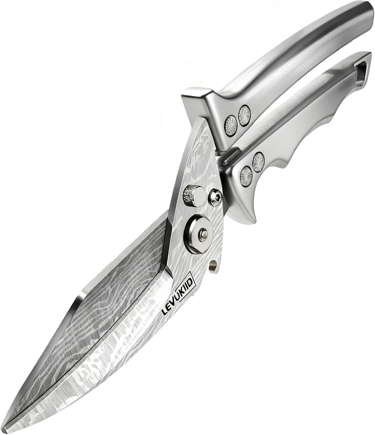 Heavy Duty Poultry Shears.Kitchen Scissors, 420J2 Stainless Steel Detachable Scissors – Ideal for Kitchen Poultry Prep : Thanksgiving Turkey, Chicken & Meat Cutting/silvery