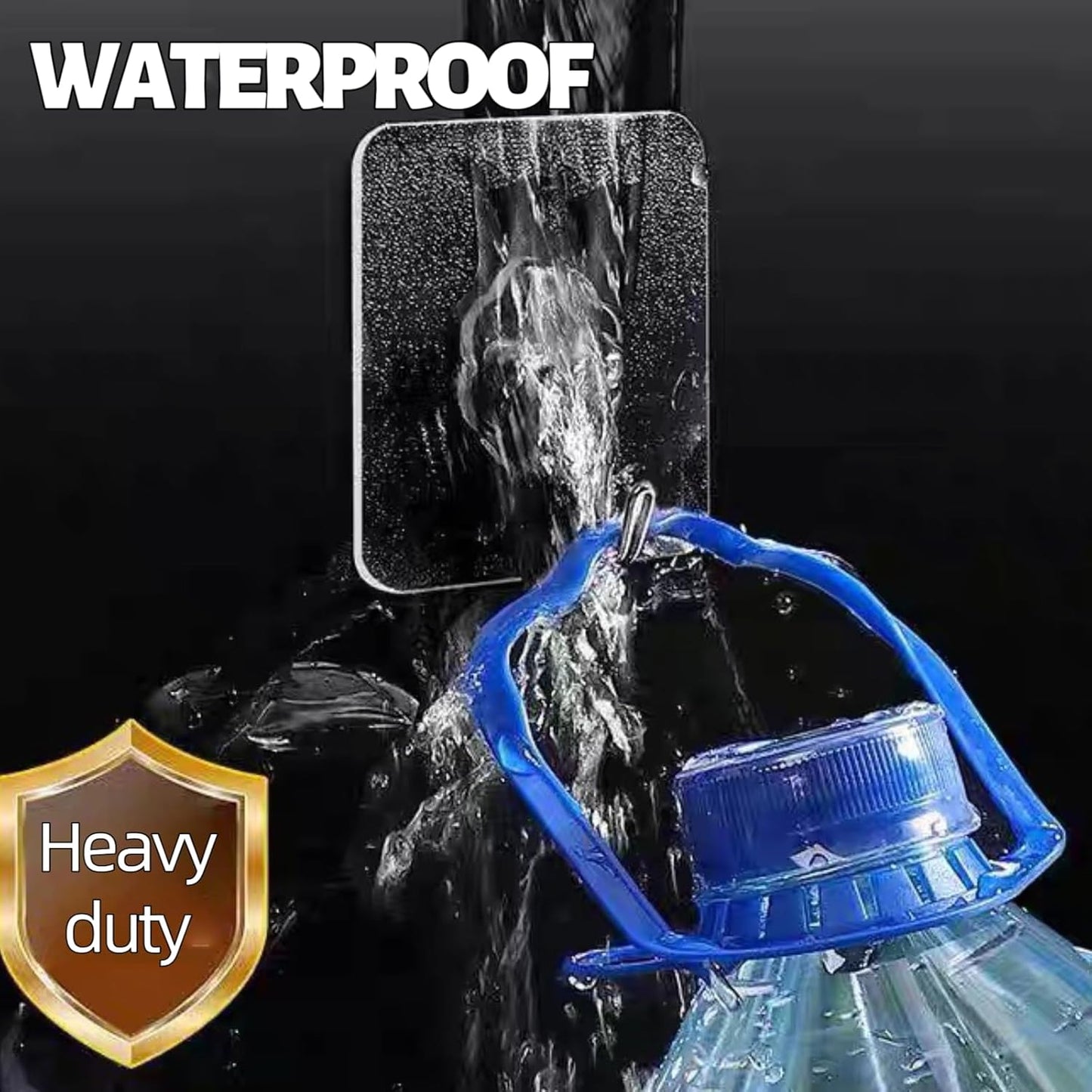 DDMY 36 Pack Heavy Duty Hooks Self Adhesive Large Hooks for Hanging,Wall Transparent Reusable Waterproof Hook for Kitchen Curtain Towel Hook for Bathrooms Coat Hook for Walls No Damage