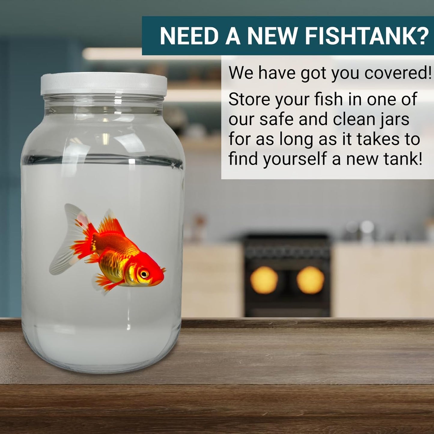 1 Gallon Large Plastic Jars with Lids (2 Pack) - Food Safe & Air Tight - Large Clear Plastic Containers with Lids - Wide Mouth Food Storage Jars - Kitchen & Pantry Organization by Billy Buckskin