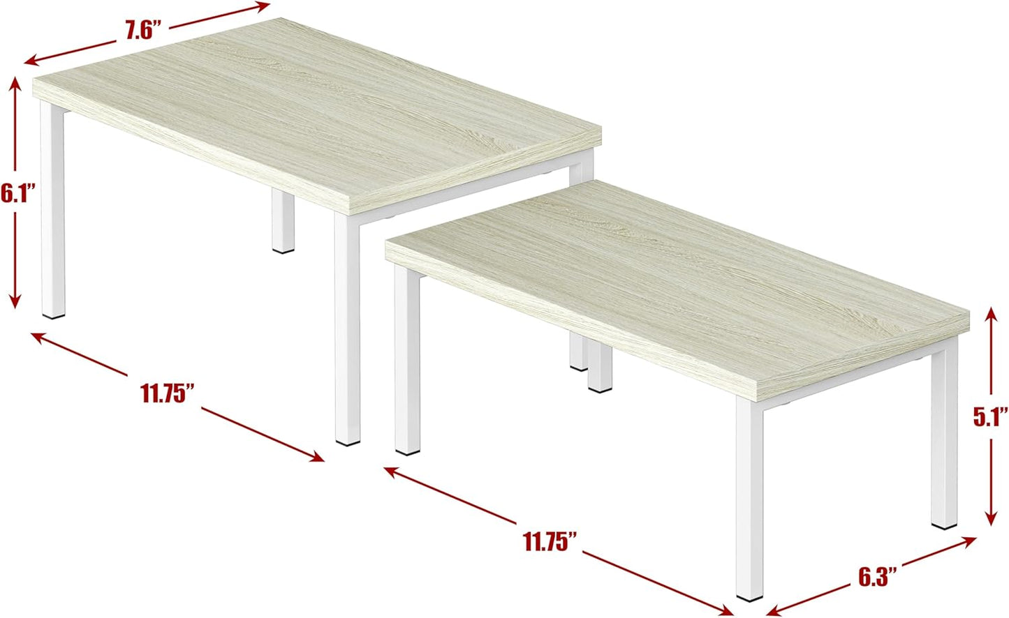 Simple Houseware Wooden Top Expandable Stackable Kitchen Cabinet and Counter Shelf Organizer, Maple