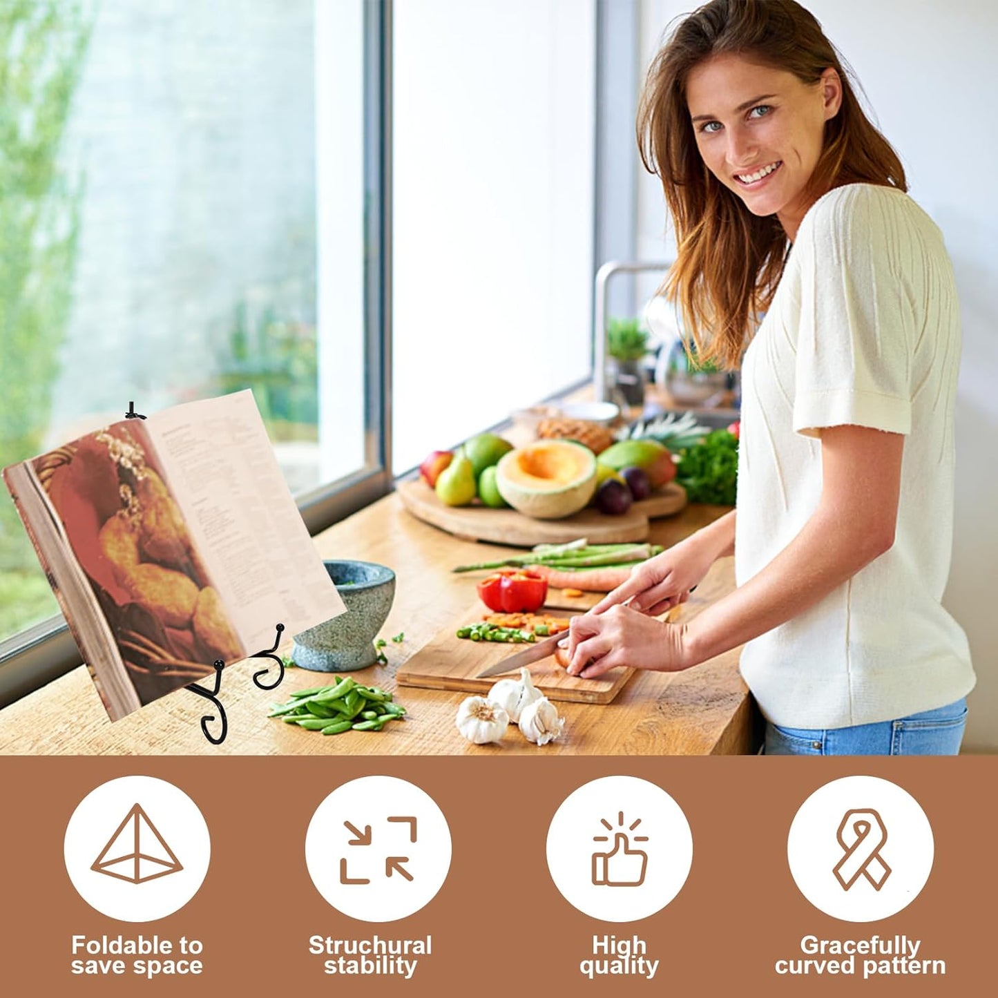 10 Pack Plate Stands for Display,Plate Display Stand,Picture Frame Holder Stand,Book Display Stand,Black Iron Plate Holders for Displaying Photo Frame,Decorative Plates,Arts (10 Inch,Foldable)