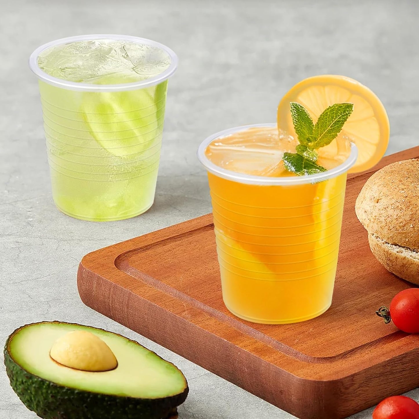 600 Pack 3 oz Clear Plastic Cups, Small Bathroom Cups, Disposable Mouthwash Cup, Cold Party Drinking Cup, Perfect for Whiskey, Juice, Soda, Coffee