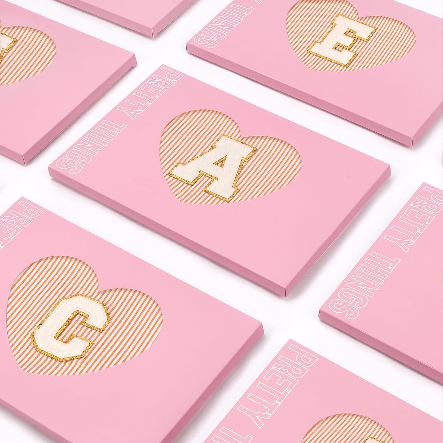 2 PCS Initial Makeup Bags for Women: Cosmetic Bag for Travel Toiletry - Birthday Gifts for 11 12 13 14 15 16 17 18 Years Old Girl Graduation Teacher Gift- Teen Girl Gifts Trendy Stuff - Orange S