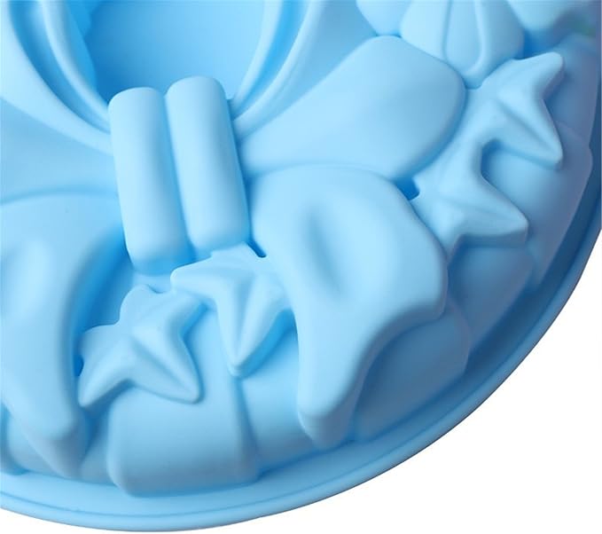FantasyDay 11.5'' Bow Tie Flower Cake Mold Silicone Baking Molds Party Cake Bakeware for Your Birthday Dessert, Cake, Bread, Tart, Pie, Flan and More #3