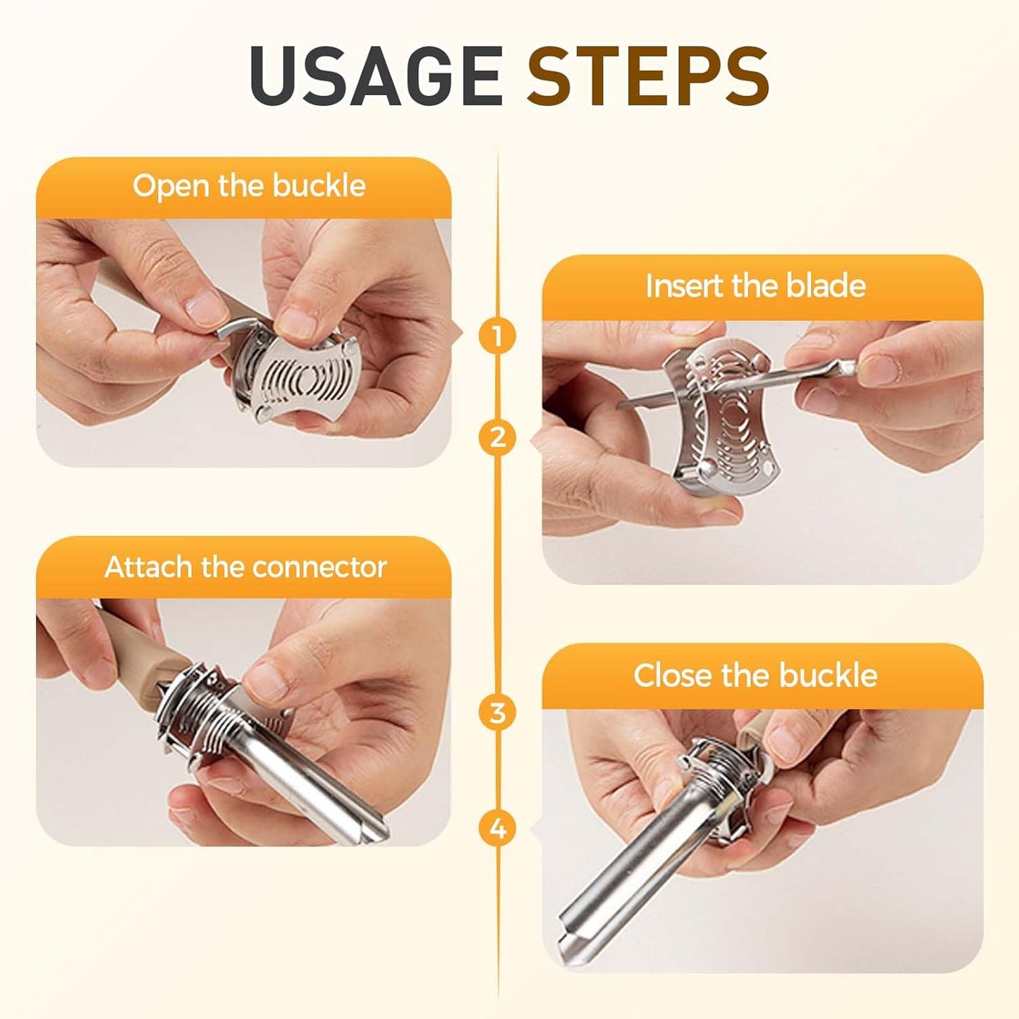 Apple Bell Pepper Corer, 2025 New Multi Functional Adjustable Fruit and Vegetable Corer Tool, Stainless Steel Durable Core Remover, Kitchen Time Saver (2)