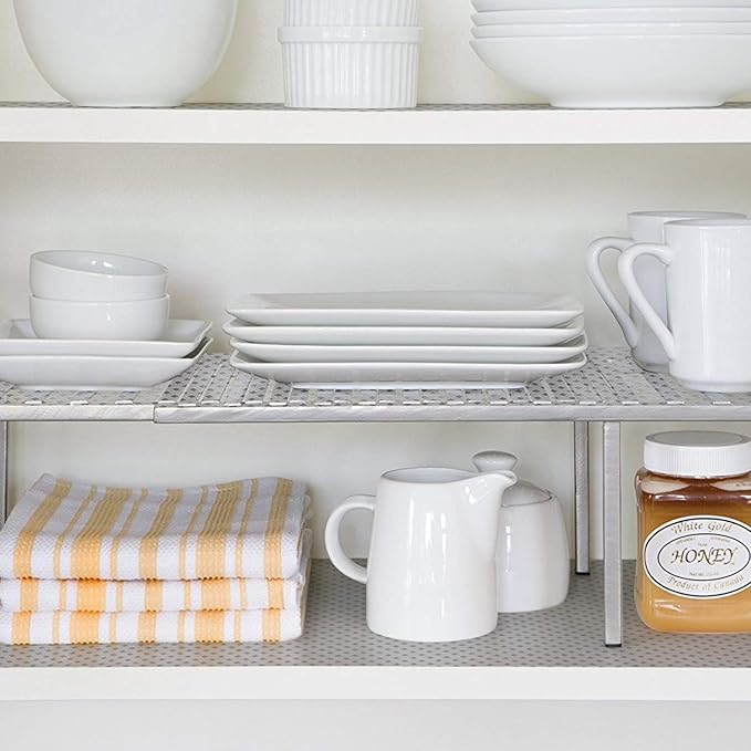 HooTown Refrigerator, Fridge, Freezer Shelf Liner and Drawer Mats 17.5 Inch Wide x 78.7 Inch Long, Non Slip EVA Plastic Washable Waterproof Pads for Kitchen Cabinet, Pantry Closet, Cupboard, Clear