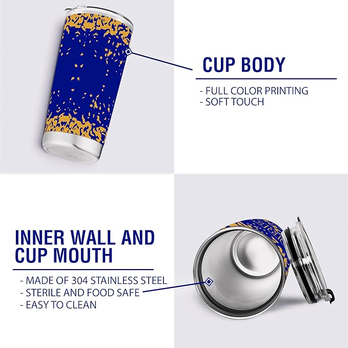 – Sigma Gamma Rho Sorority Paraphernalia – Official Vendor – 20 oz Stainless Steel Insulated Sublimation Tumbler – Poodle