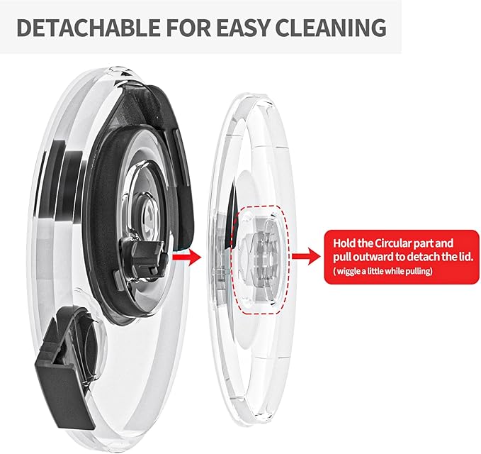 Cambom Salad Spinner Lettuce Spinner, Wash, Spin & Dry Salad Greens, Vegetable Washer Salad Dryer With Rotary Handle for Fruits & Vegetables, High Efficiency Vegetable Spinner Kitchen Gadget 3Qt Black