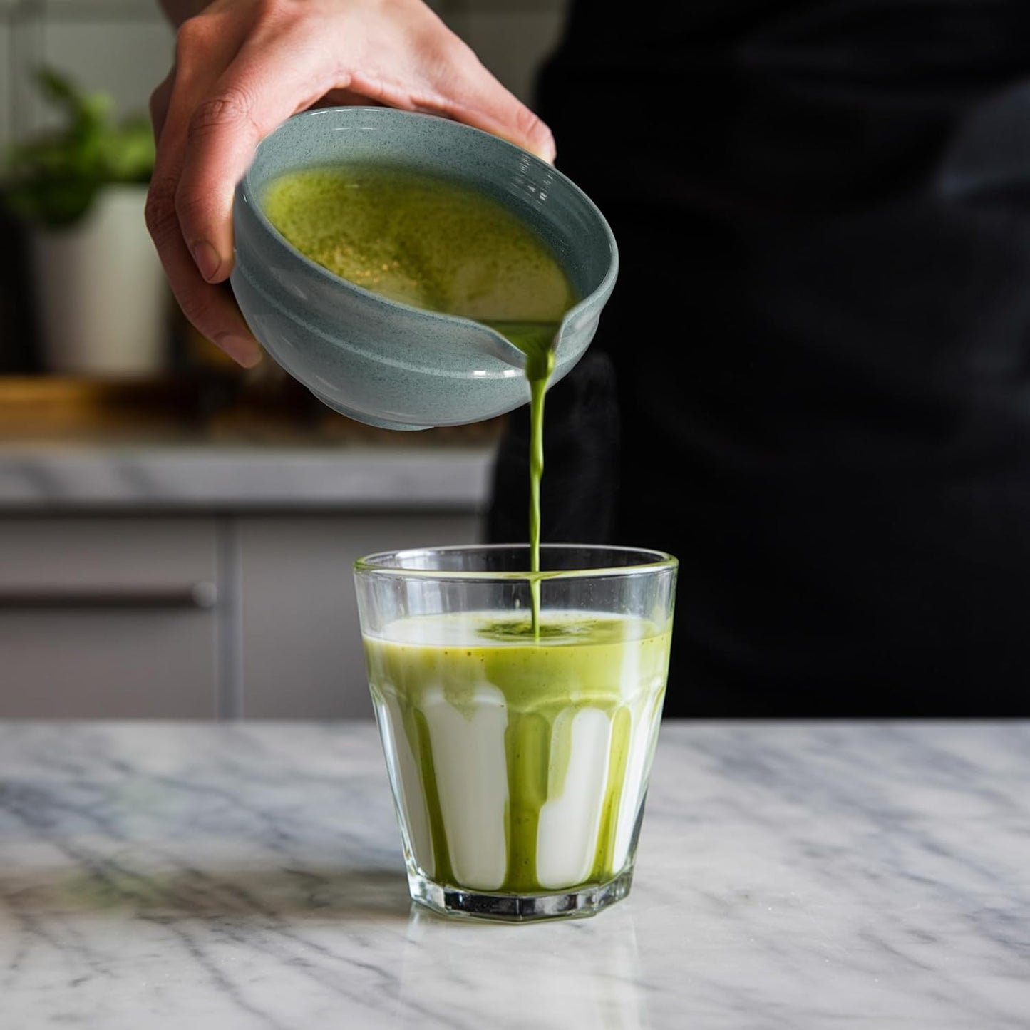 7 Pcs Matcha Whisk Set, Perfect Matcha Kit for Matcha Lovers Includes Ceramic Bowl, Bamboo Whisk, Holder, Scoop, Sifter & Cloth