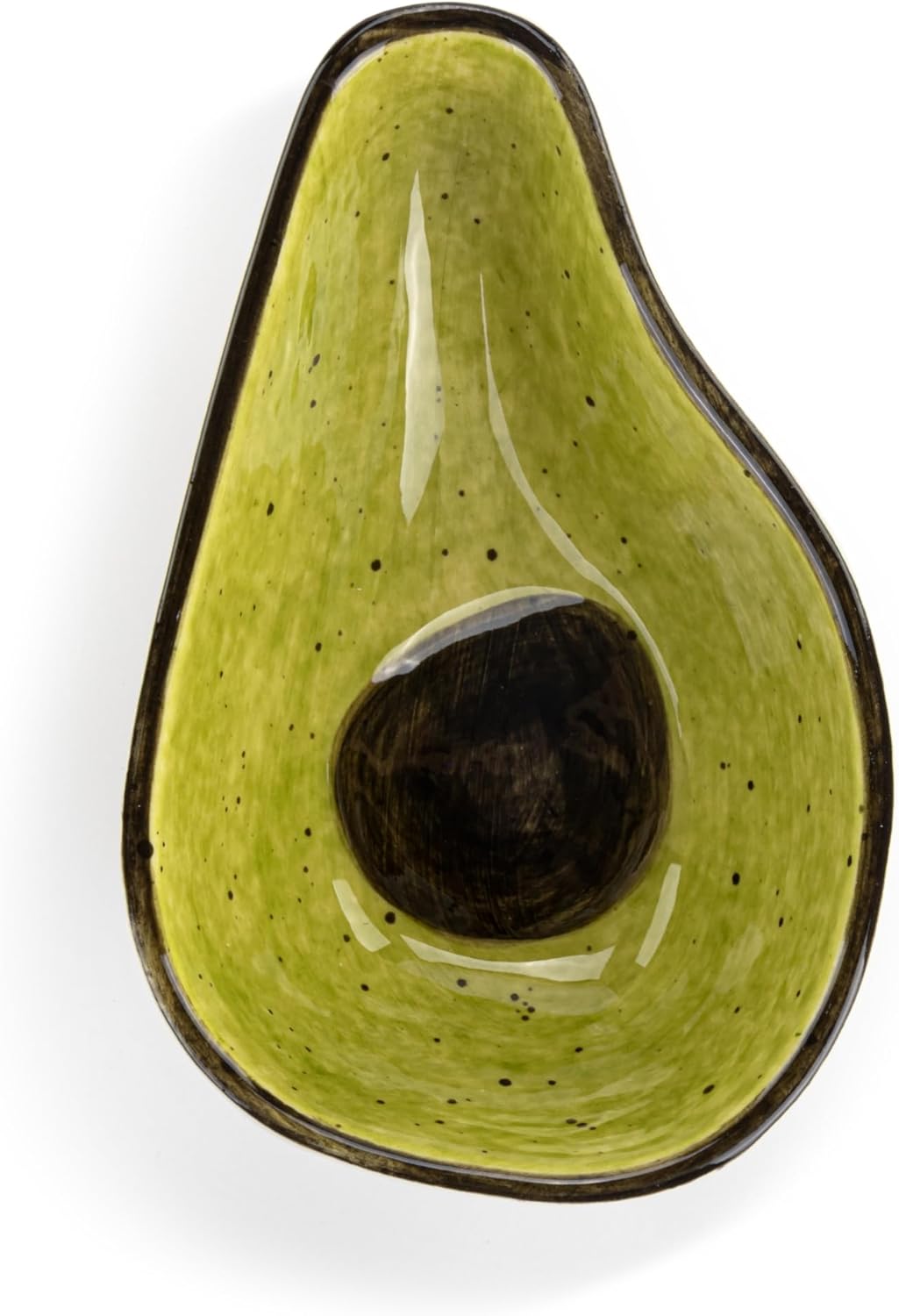 DEMDACO Mini Fruit Inspired Snack Candy Serveware Bowl From Design Serving Collection 2 x 5 Inch Ceramic Stoneware Avocado