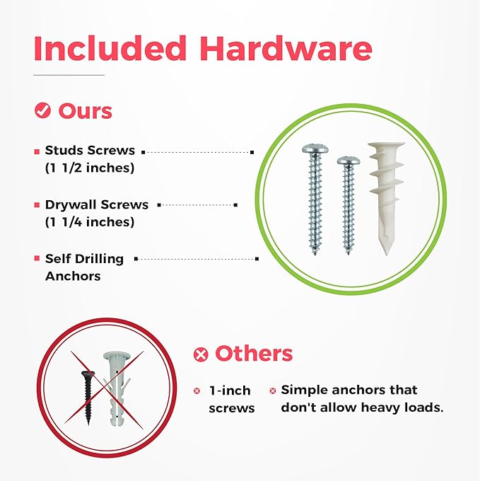 TIDYME Garage Wall Organizer | 32" Heavy-Duty Tool Storage Rack | Adjustable Double-Layer Hooks | 200 lbs Capacity | Carbon Steel Wall Mount Holder for Shovels, Rakes, Ladders & Power Tools