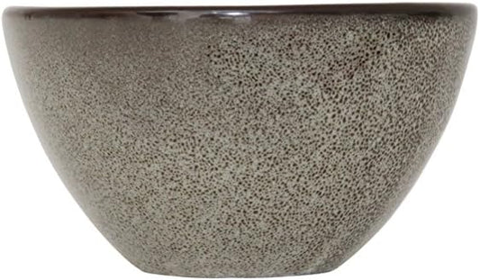 D&V 8 Piece Stōn Porcelain Dinnerware Triangle Dipping Bowl Set, 2.75" x 3", Mist