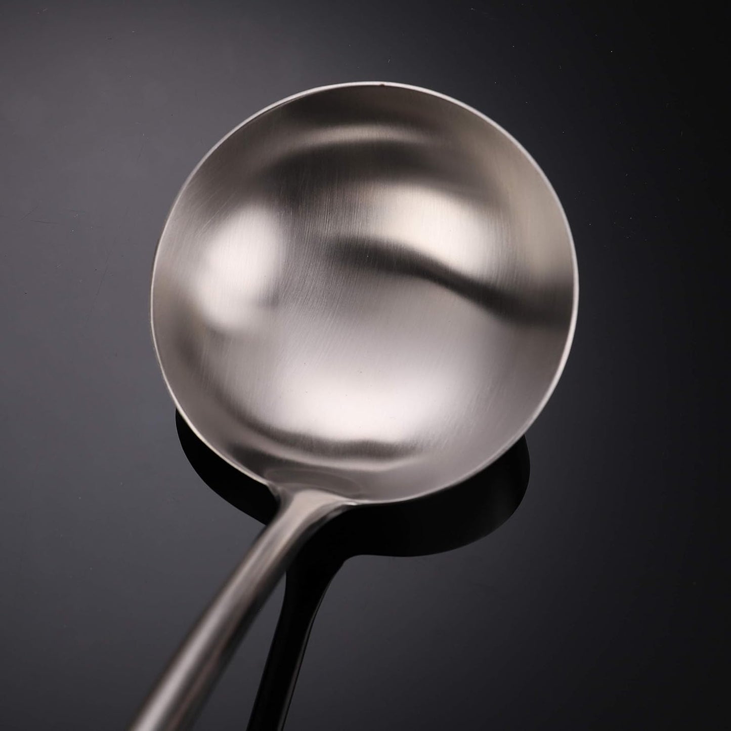 FJNATINH Wok Spatula and Soup Ladle Set - 304 Stainless Steel Wok Utensil Tools Set, 2 Pieces All Metal Cooking Kitchen Utensils,Chinese Wok Accessories for Cast Iron/Carbon Steel Wok