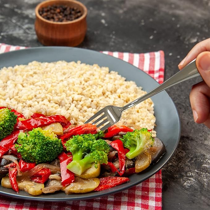 Aafeen 20 Piece Silverware Flatware Cutlery Set | 18/10 Stainless Steel Flatware Set For 4 | Heavy Duty, Durable, Rust Proof Mirror Polished, Elegant Tableware (1.16)