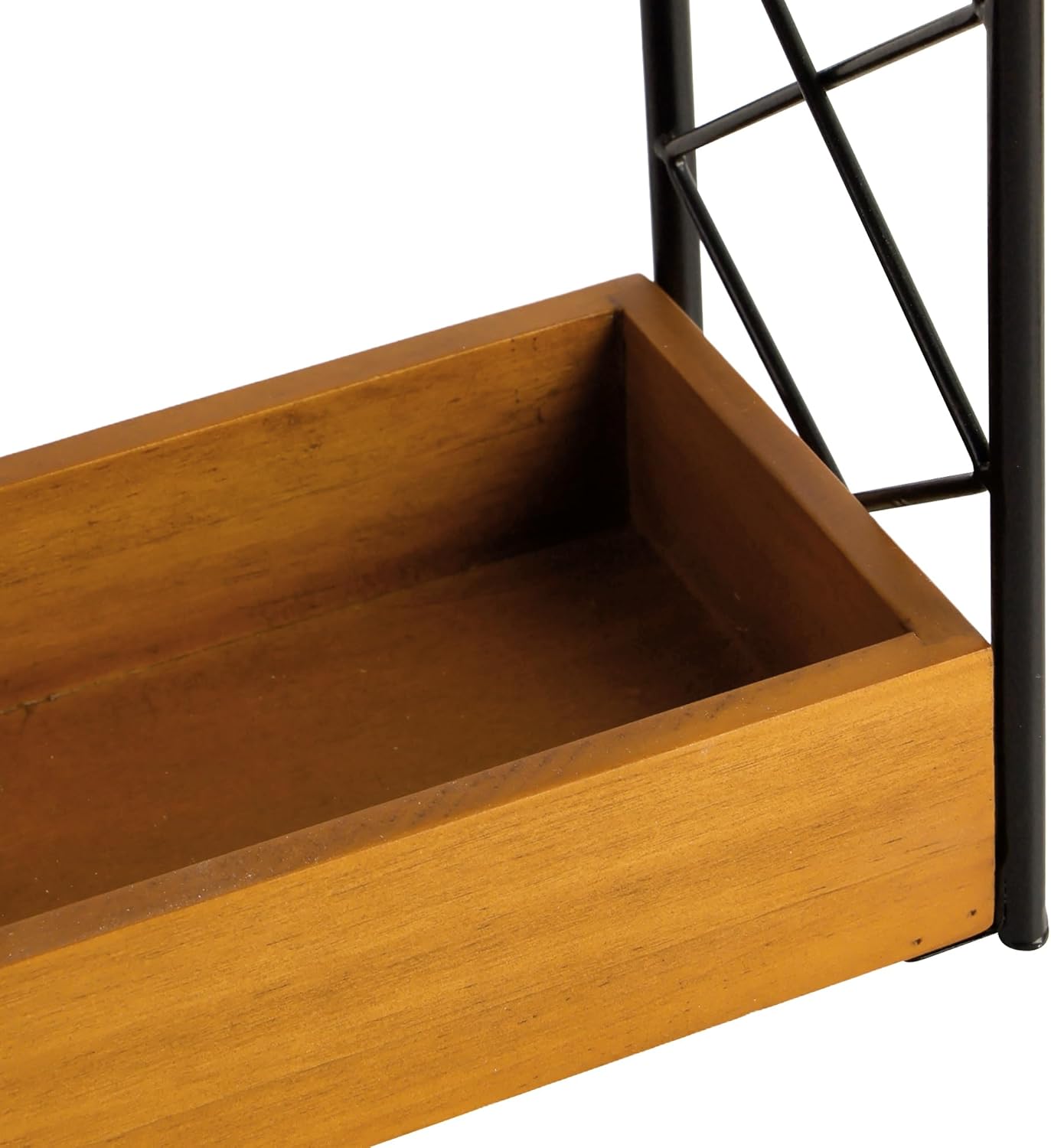 Spice Rack for Countertop 2 Tier Wooden Spice Shelf Organizer for Kitchen Cabinet, Counter or Pantry Space Saving Free Standing Spice Holder for 28 Jars, Brown